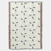 Delphin-Dekoration im Schlafzimmer an der Minimali Decke (Vorderseite Vertikal)