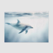 Delphin-Dekoupage Seidenpapier (Vorderseite)