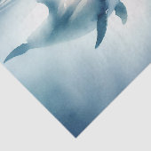 Delphin-Dekoupage Seidenpapier (Ausschnitt)