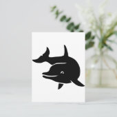 Delphin delfin flappwal postkarte (Stehend Vorderseite)