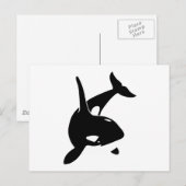 Delphin delphin schwertwal postkarte (Vorne/Hinten)