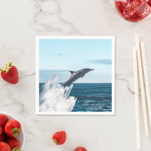 Delphin, die aus dem Ozean springen Serviette (Beispiel)