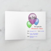 Delphin Einladung (Innenseite)