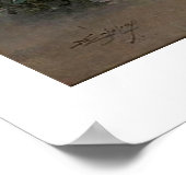 Delphin Enjolras' Les Musiciennes sur la Terrasse Poster (Ecke)