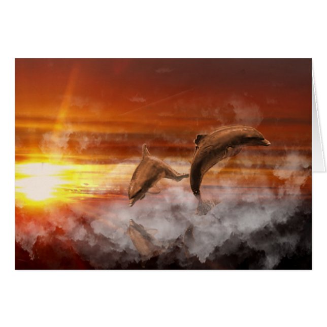 Delphin-Fantasie (Vorderseite (Horizontal))