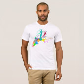 Delphin-Farbe T-Shirt (Vorne ganz)