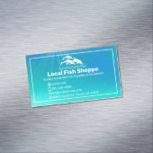 Delphin, Fisch Aquarium Shop Magnetische Visitenkarte (Beispiel)
