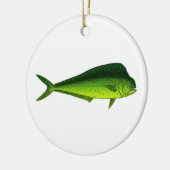 Delphin-Fische - Dorado - Mahi Mahi Keramik Ornament (Links)