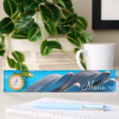 Delphin Fish Desk Namplate Namensplakette