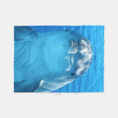 Delphin Fleecedecke (Vorderseite (Horizontal))