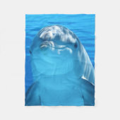 Delphin Fleecedecke (Vorderseite)