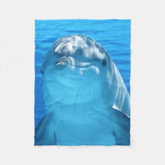 Delphin Fleecedecke (Vorderseite)