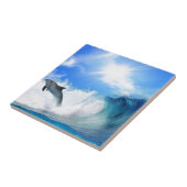 Delphin Fliese (Seite)