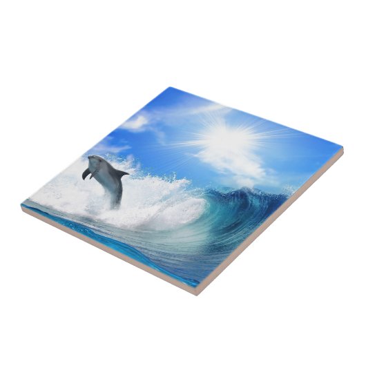 Delphin Fliese (Seite)