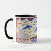 Delphin-Fresko vom Minoan Palast von Knossos Tasse (Links)