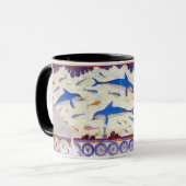 Delphin-Fresko vom Minoan Palast von Knossos Tasse (Vorderseite Links)