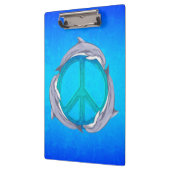 Delphin-Frieden Klemmbrett (Links)