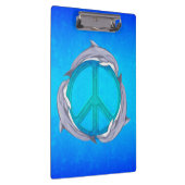 Delphin-Frieden Klemmbrett (Rechts)