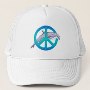 Delphin-Frieden Truckerkappe