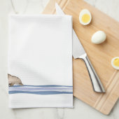 Delphin - Geschirrtuch (Viertel Falte)