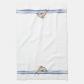 Delphin - Geschirrtuch (Vertikal)