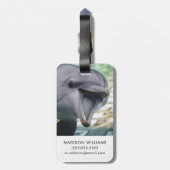 Delphin Getty Bild-| Gepäckanhänger (Rückseite vertikal)