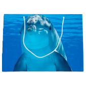 Delphin Große Geschenktüte (Vorderseite)