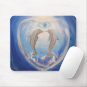 Delphin-Harmonie Mousepad (Mit Mouse)