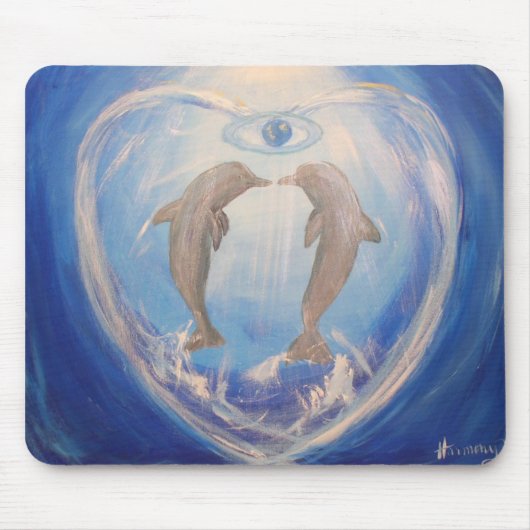Delphin-Harmonie Mousepad (Vorne)