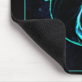 Delphin (heller Delphin) Mousepad (Ecke)