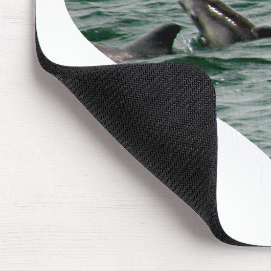 Delphin-Herz Mousepad (Ecke)