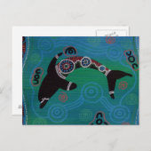 Delphin II Postkarte (Vorne/Hinten)