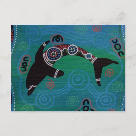 Delphin II Postkarte (Vorderseite)