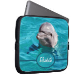 Delphin im blaues Wasser-Foto Laptopschutzhülle (Vorne Rechts)