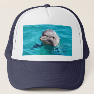 Delphin im blaues Wasser-Foto Truckerkappe