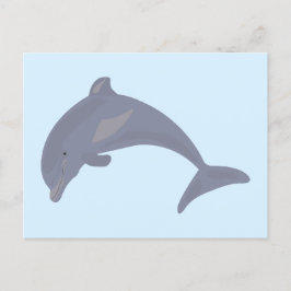 Delphin im Meer Feiertagspostkarte