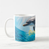 Delphin im Meer Kaffeetasse (Links)