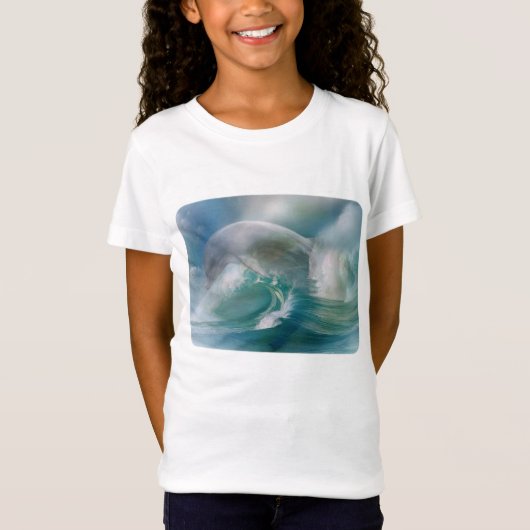 Delphin im Ozean Kinder T - Shirt (Vorderseite)