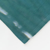 Delphin in Grün Fleecedecke (Ecke)