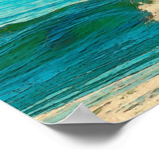 Delphin ist mein Geisttier Poster (Ecke)