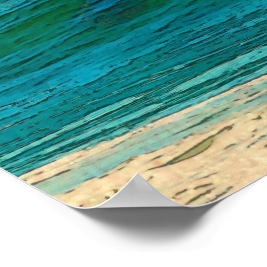 Delphin ist mein Geisttier Poster (Ecke)