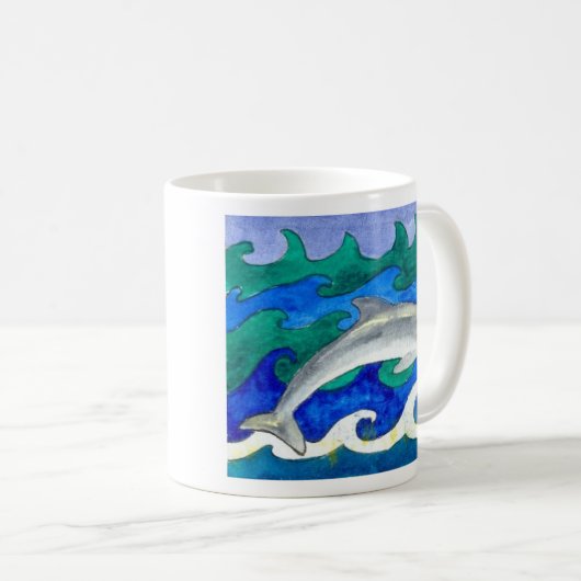 Delphin Kaffeetasse (VorderseiteRechts)