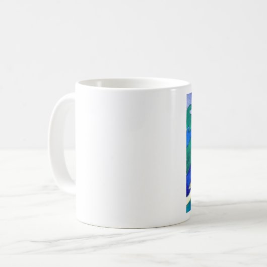 Delphin Kaffeetasse (Vorderseite Links)