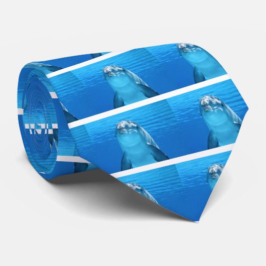 Delphin Krawatte (Gerollt)