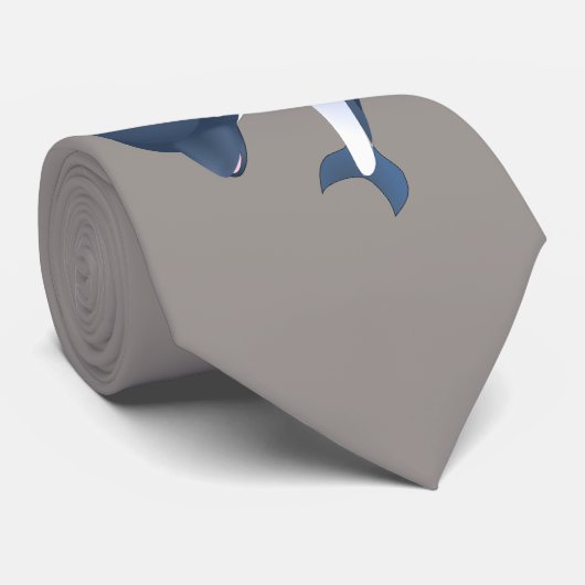 Delphin-Krawatte Krawatte (Gerollt)