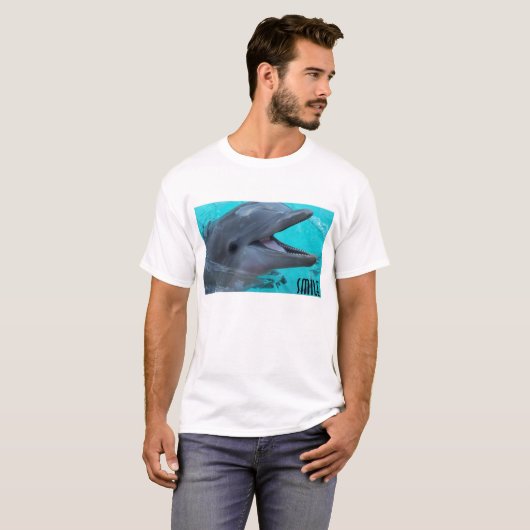 Delphin-Lächeln T-Shirt (Vorne ganz)