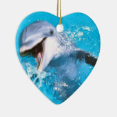 Delphin lächelnde 2 keramikornament (Rechts)