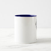 Delphin-Lappalien Zweifarbige Tasse (Mittel)