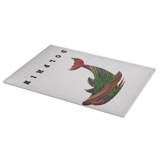 Delphin-Liebe Schneidebrett (Ecke)