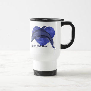 Delphin-Liebe-Tasse Reisebecher
